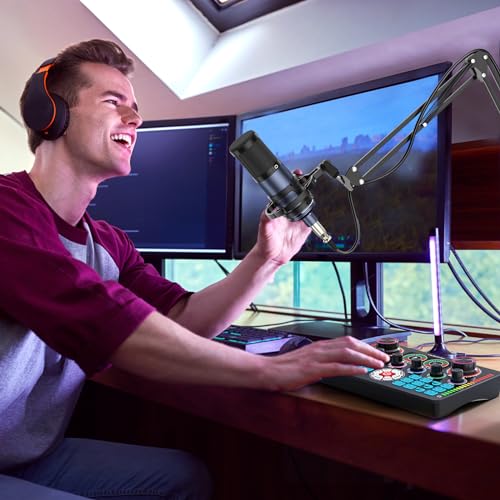 All-in-One Podcast Equipment Bundle with XLR Microphones