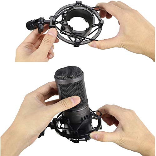 Miwayer Universal Microphone Shock Mount for Condenser Mics