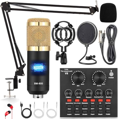 ALPOWL Podcast Equipment Bundle with Voice Changer