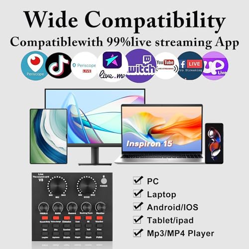 ALPOWL Podcast Equipment Bundle with Voice Changer
