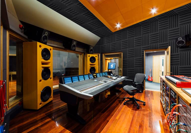 Focusound 24 Acoustic Foam Panels for Soundproofing