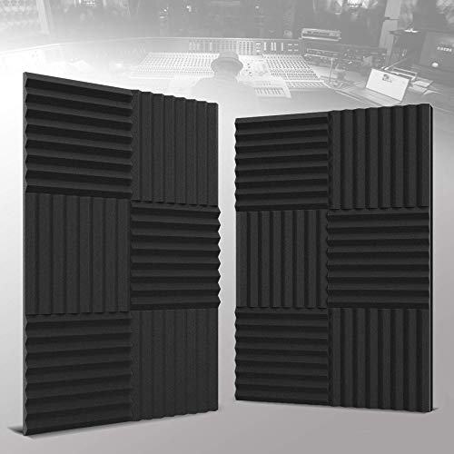 52 Pack High Density Acoustic Foam Panels