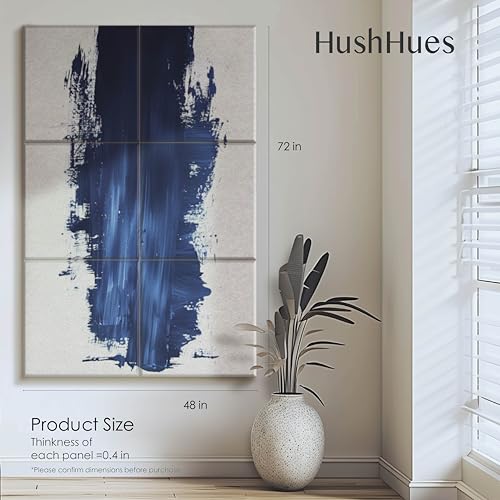 HushHues 6-Pack Decorative Acoustic Wall Panels