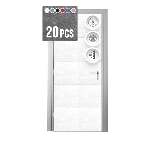 Arrowzoom 20-Pack White Acoustic Foam Panels