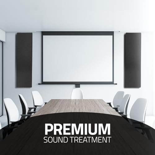 White Acoustic Panel 2-Pack | Sound Absorbing Wall Panels
