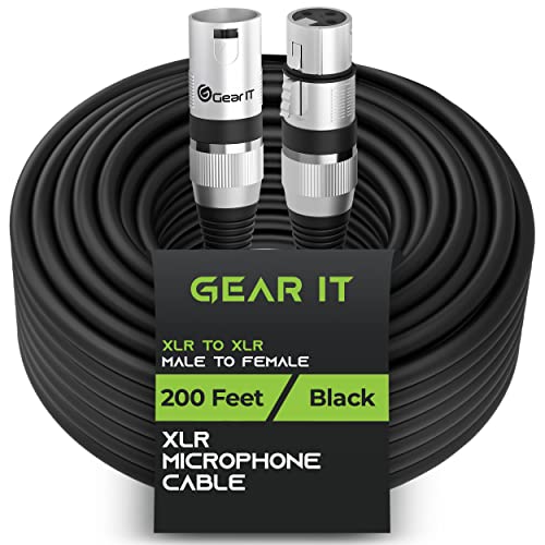 200ft XLR Male to Female Microphone Cable