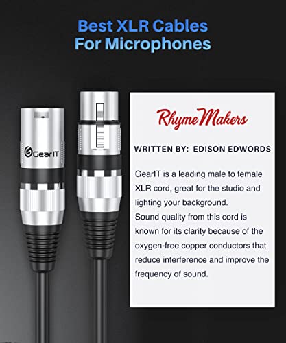 200ft XLR Male to Female Microphone Cable