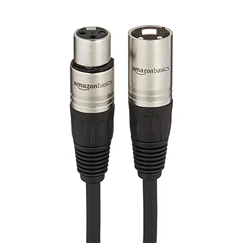 Amazon Basics 10ft XLR Microphone Cable - Black