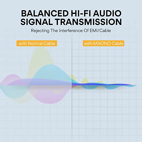 MAONO 6ft XLR Male to Female Cable