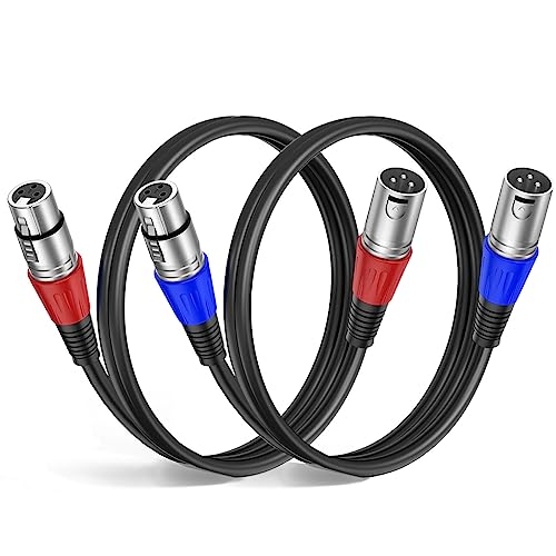 HONEST KIN 3Ft XLR Cables 2 Pack