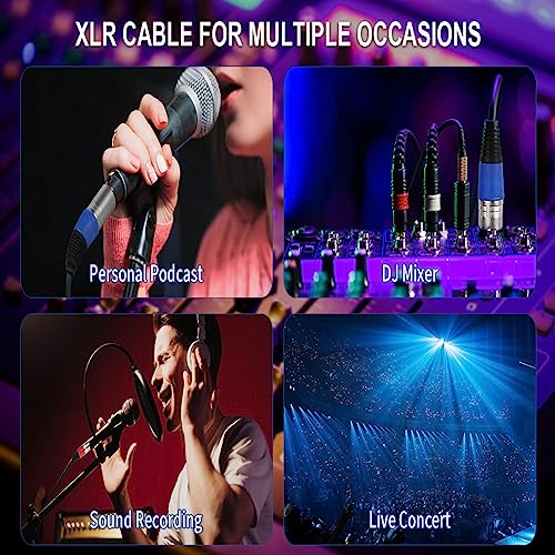 HONEST KIN 3Ft XLR Cables 2 Pack