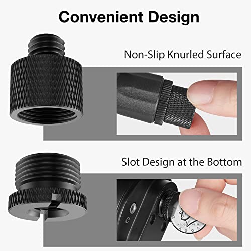 InnoGear 8-Piece Mic Stand Adapter Set