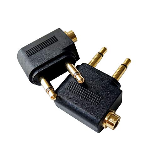 Dual 3.5mm Male to Female Headphone Adapter Pack