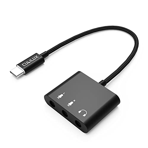 Cubilux Dual TRS Microphone to USB Adapter