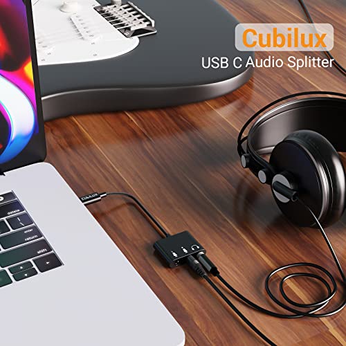 Cubilux Dual TRS Microphone to USB Adapter