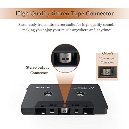 Car Audio Cassette to Aux Adapter 3.5mm