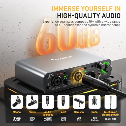 MAONO USB Audio Interface for Podcasting & Music