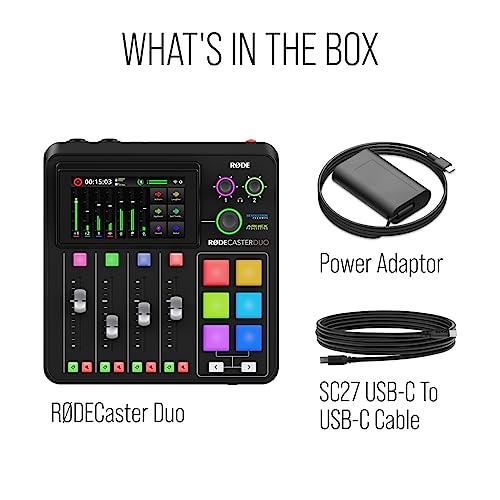 RØDE RØDECaster Duo Podcast Production Station