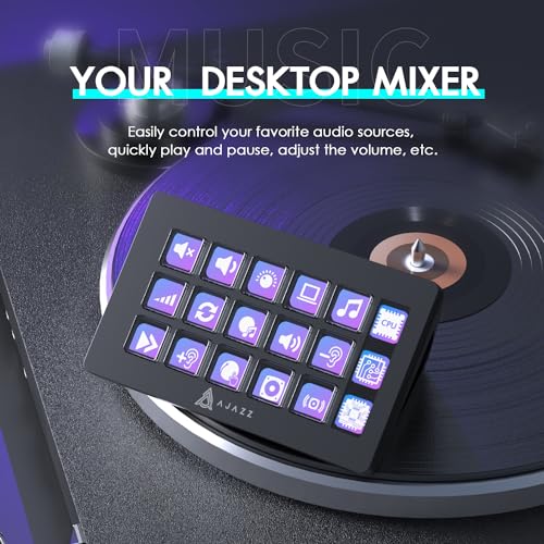 AKP153 Studio Deck Stream Controller with 15 Macro Keys