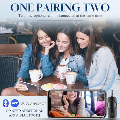 3-in-1 Wireless Lavalier Microphone for Creators