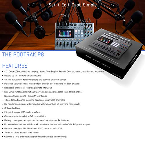 Ultimate Podcasting Bundle with Recorder, Mics, and Stands