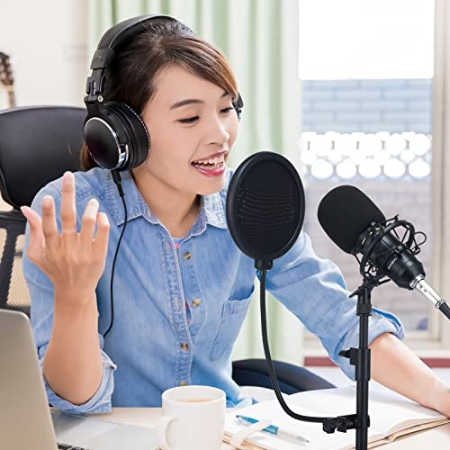 4-Pack Cardioid Condenser Microphones for Podcasting