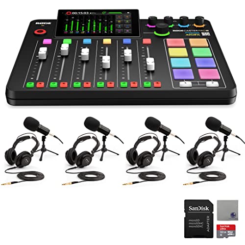 Rode RODECaster Pro II Podcast Studio Bundle