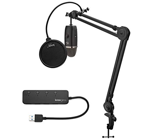 Yeti X USB Microphone Bundle with Boom Arm & Filter