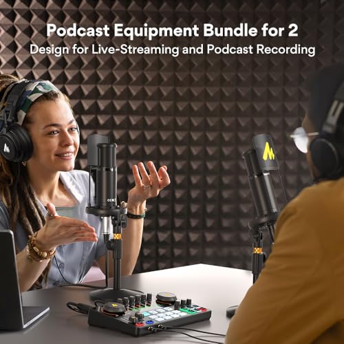 MaonoCaster Podcast Equipment Bundle for Dual Setup