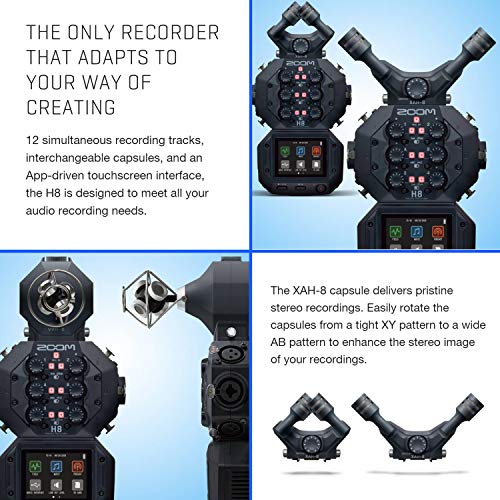 Zoom H8 Portable 8-Input Podcasting Bundle