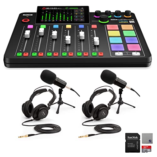 Rode RODECaster Pro II Podcast Studio Bundle