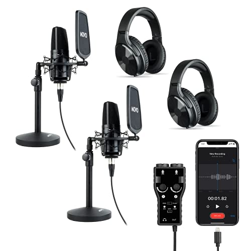 Movo iPhone Podcast Equipment Bundle for Creators