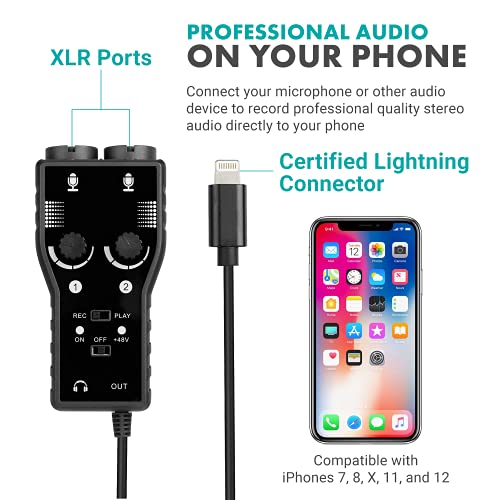 Movo iPhone Podcast Equipment Bundle for Creators