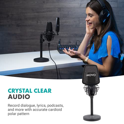 Movo iPhone Podcast Equipment Bundle for Creators