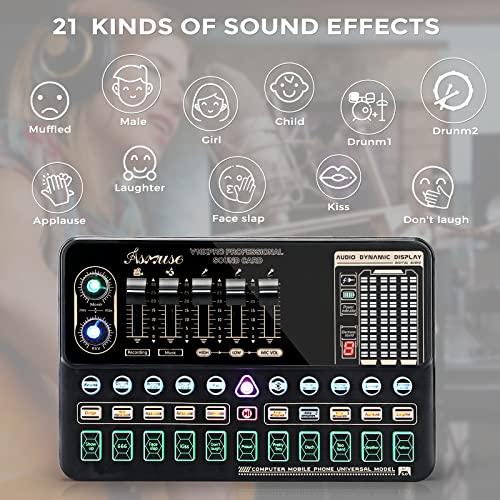 Asmuse Podcast Equipment Bundle with BM800 Microphone