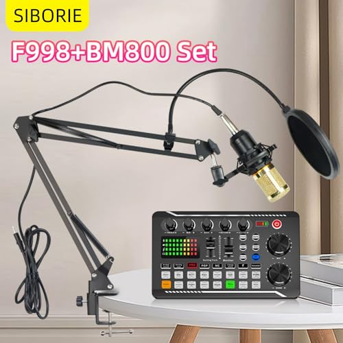 SIBORIE F998 Podcast Starter Kit for Creators