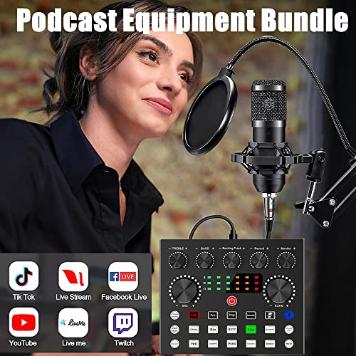 BM-800 Podcast Microphone and V8S Voice Changer Bundle