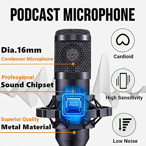 BM800 Podcast Microphone Bundle with Voice Changer