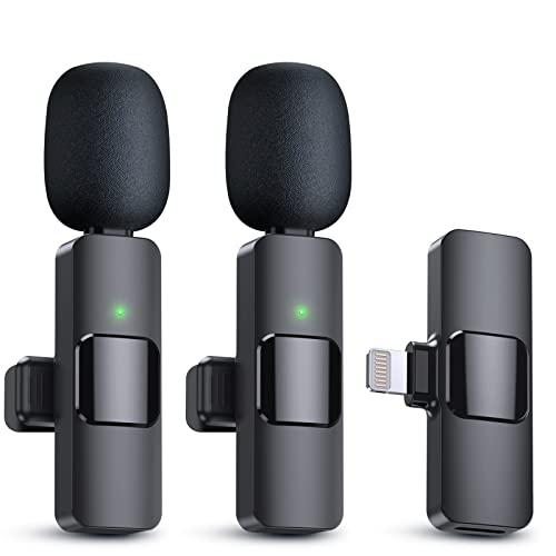 Wireless Lavalier Microphones for iPhone and iPad