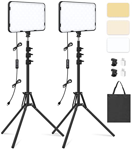 Obeamiu LED Video Light with Tripod Stand Pack
