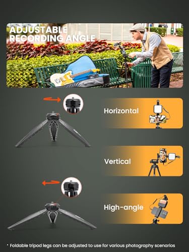 USKEYVISION Smartphone Vlogging Kit with Tripod & Mic