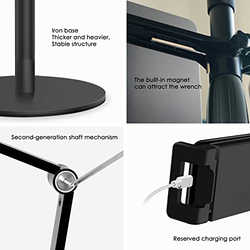 Viozon 3-in-1 Adjustable Selfie Desktop Stand with LED Light