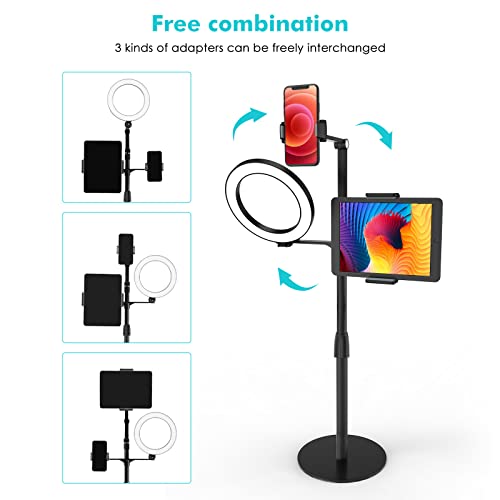 Viozon 3-in-1 Adjustable Selfie Desktop Stand with LED Light