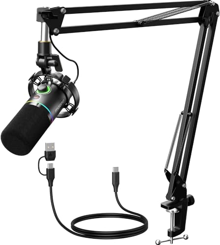 MAONO RGB Dynamic Podcast Microphone Kit