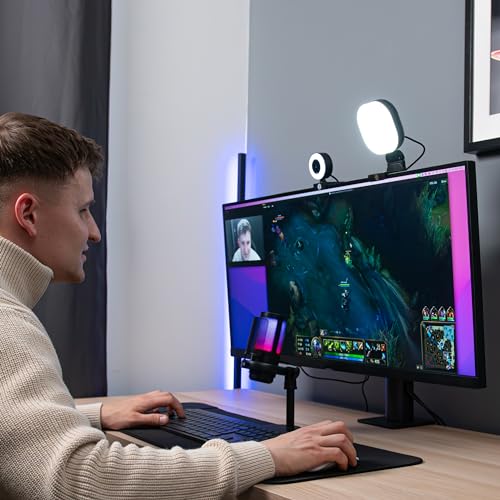 Streaming Kit: Webcam, Microphone, & LED Light