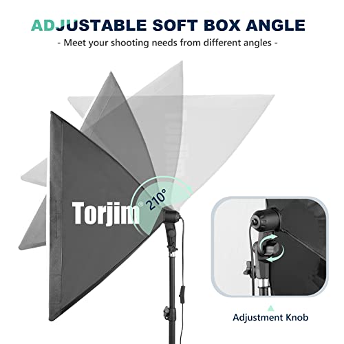 Professional Softbox Lighting Kit with Remote Control