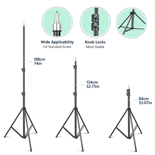 Professional Softbox Lighting Kit with Remote Control