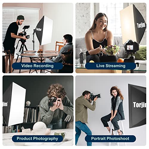 Professional Softbox Lighting Kit with Remote Control