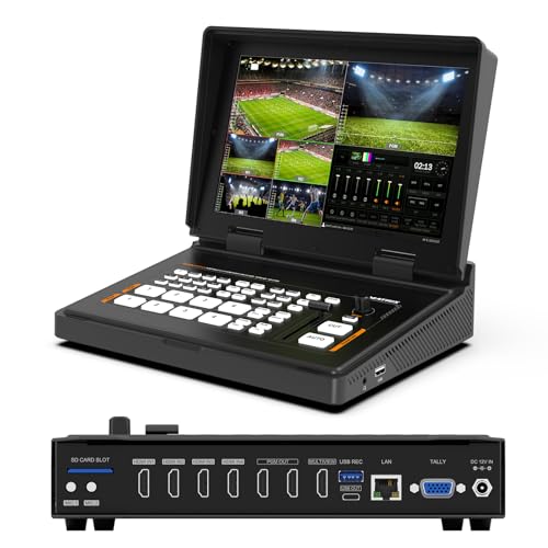 AVMATRIX Shark H4 Plus Video Mixer for Streaming