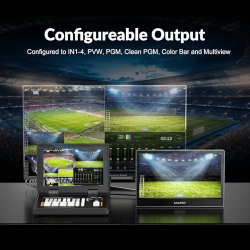 AVMATRIX Shark H4 Plus Video Mixer for Streaming